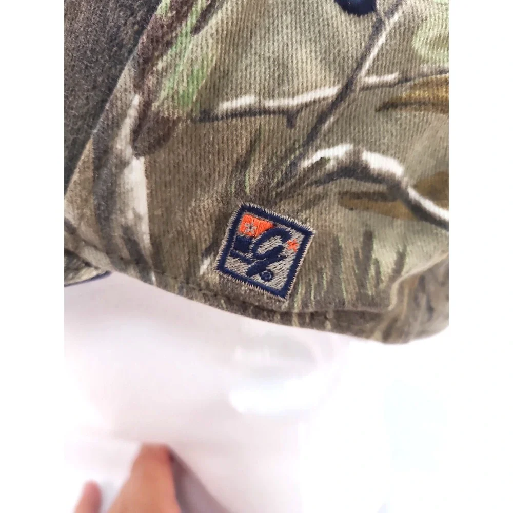 Auburn Tigers Hat Camo Green The Game Strap Back Mens Embroidered NCAA Football